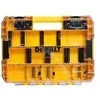 De Walt DEWALT didelis tvirtas dėklas+ [DT70804-QZ] su 3 mažomis didelės talpos laikymo dėžėmis, 8 antgalių laikikliais ir 6 skyreliais