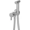 Bidė dušelio komplektas Deante Silia BQS_F34M, Brushed steel
