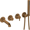 Deante potinkinis 4 dalių vonios maišytuvas Deante Silia BQS_C18P, Brushed bronze