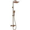 Deante dušo sistema su termostatiniu vonios maišytuvu Therm NAC_C1HT, Brushed bronze
