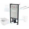 Unitazo komplektas potinkinis Deante Anemon, 117.6 cm
