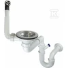 Sifonas granitinėms plautuvėms Deante Space-Saver ZXY_9949, Steel