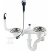 Sifonas granitinėms plautuvėms Deante Space-Saver ZXY_9973, Steel