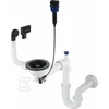 Sifonas granitinėms plautuvėms Deante Space-Saver ZXY_N972, Nero