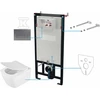 Potinkinis WC komplektas Deante Anemon 6in1, CDZT6ZPW, Baltas/Titanium