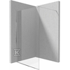 Walk-in dušo sienelė Deante Kerria Plus, 140 cm, Chrome