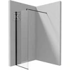 Walk-in dušo sienelė Deante Kerria Plus, 70 cm, Nero