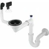 Sifonas granitinėms plautuvėms Deante Space-Saver ZXY_N949, Nero