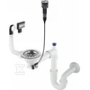 Sifonas granitinėms plautuvėms Deante Space-Saver ZXY_9982, Steel