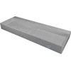 Granitinis praustuvas Deante Blur, 100x40 cm, CQB_SU1S, Metallic pilkas