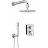 Potinkinis dušo komplektas Deante Silia+Box, BXYYFQSM, Brushed steel