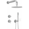 Potinkinis dušo komplektas Deante Silia NQS_F9YK, Brushed steel