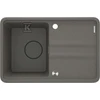 Granitinė virtuvinė plautuvė Deante Momi, ZKM_T11A, Anthracite metallic