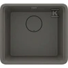 Granitinė virtuvinė plautuvė Deante Momi, ZKM_T10A, Anthracite metallic