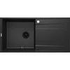 Deante granitinė virtuvinė plautuvė Deante Eridan ZQE G713, Metallic graphite