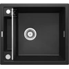 Deante granitinė virtuvinė plautuvė su magnetais Deante Magnetic ZRM G103, Metallic graphite