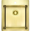 Virtuvinė plautuvė Deante Olfato Precious, ZPO_R10A, Brushed auksinis