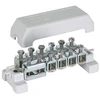 Dehn K12 potencialų išlyginimo šyna 10 gnybtų 2,5–95 mm2 arba 10 mm 1 gnybtas plokščiam 30x4 mm Cu/gal Sn 563200