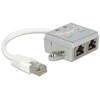 DELOCK RJ45 prievado dopleris 1 x RJ45 kištukas > 2 x RJ45 prievadas (2 x Ethernet)