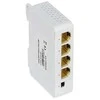 Šakotuvas Delta Network POE KOMUTATORIUS / ILGINTUVAS SPT-POE/3-POE-DIN 4 PRIEVADŲ DELTA TINKLAS