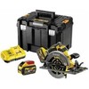 Dewalt 54 V FV diskinis pjūklas, 5800 aps./min., 190 mm, 2 x 9 Ah akumuliatorius, DCB118,