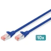 Digitus DK-1644-050-B-10 tinklo kabelis Mėlyna 5 m Cat6 S/FTP (S-STP)