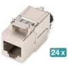 Digitus Modulis CAT 8.1 Keystone, ekranowany, beznarzędziowe złącze montażowe - 24 vnt.