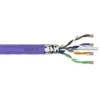 Assmann Electronic DIGITUS Montavimo kabelis Cat.6 F/UTP Dca vientisas laidas AWG 23/1 LSOH 500m violetinė ritė