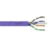 Assmann Electronic DIGITUS Montavimo kabelis Cat.6 U/UTP Dca vientisas laidas AWG 23/1 LSOH 500m violetinė ritė