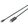 Digitus USB C/HDMI laidas M/M juodas 5m USB 3.1 SuperSpeed+ 4K 60Hz