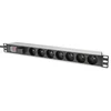DIGITUS PDU 1U 7xCEE7/5 FR-Ausgnge 230V/16A juodas