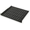 „Digitus“ | 1U fiksuota lentyna stelažams | DN-19 TRAY-1-400-SW | Fiksuoto montavimo lentynas galima lengvai sumontuoti ant dviejų priekinių 483 mm (19 colių) profilio bėgelių jūsų 483 mm (19 colių) tinklo arba serverio spintoje. Dėl stabilaus, perforuoto plieno lakšto, pasižyminčio didele apkrova, jie yra optimalus paviršius komponentams, kurie nėra tinkami 483 mm (19 colių) | Juodas