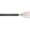 Lauko sauso montavimo kabelis DIGITUS cat.5e, U/UTP, Fca, AWG 24/1, PE, 100m, juodas