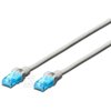 Assmann Electronic DIGITUS DK-1512-250 Premium CAT 5e UTP patch kabelis Ilgis 25m Spalvotas pilkas
