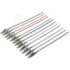 Digitus Spalvingos košės LC OM3 50/125µ Simplex 2m 12 vnt. (DK-25332-02/3)