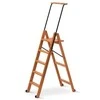 Arredamenti Italia ARREDAMENTI TUSCANIA 5 Medinės kopėčios - 182 x 50 cm, ruda