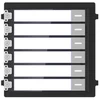 DS-KD-KK Modulis su skambinimo mygtukais patalpoms, maitinamas DS-KD8003-IME1, 6 mygtukai, IP65, HIKVISION