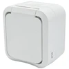 Duwi 60224 Vieno paviršiaus montuojamas lizdas su įžeminimu Aqua Pro IP55 baltas 60224
