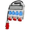 DV-7273-D Statybinė skirstomoji įranga TR-S 32A 2x16A 4x230V Schuko Doktorvolt 7273