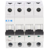 Eaton Grandinės pertraukiklis 4P B 10A 6kA AC PL6-B10/4 166490