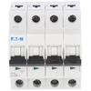 „Eaton“ grandinės pertraukiklis 4P C 4A 6kA AC PL6-C4/4 166527