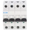 Eaton Grandinės pertraukiklis 4P C 6A 6kA AC PL6-C6/4 166531