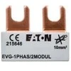 Eaton 215646 Jungiamasis bėgelis 1P 63A 10mm2 kastuvas (2 moduliai) EVG-1PHAS/2MODUL 215646