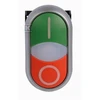 Eaton Dvivietis baltas / juodas / 0-1 mygtukas su apšvietimu M22-DDLM-WS-X1 / X0 (284832)