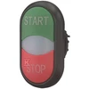 Eaton Dvigubo mygtuko diskas žalias / raudonas START -STOP su apšvietimu M22S-DDL- GR- GB1 / GB0 (216703)