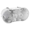 Elektro Plast 13,70 Dviguba įleidžiama dėžė 60mm gipso kartono balta PKw-2 13,70 /5vnt/