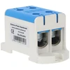 Elektro Plast 48.295 Paskirstymo blokas-šakos 2x1 polių AL/CU 16-95mm2 mėlynas plokščias montavimas ir TH bėgis WLZ35/2x95/n 48.295