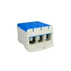 Elektro Plast 48.3240 3 polių paskirstymo-šakos blokas AL/CU 3x240mm2 mėlynas plokščias montavimas ir TH bėgis WLZ35/3x240/n 48.3240