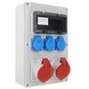 Elektro-Plast Statybinis skirstomasis skydas RB-3232 IP44 1x32A/5P,1x32A/5P,3xGS 65.3232