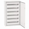 Elektro Plast 9.624 Modulinė skirstomoji plokštė 6x24 įleidžiama IP54 DARP-144 aliuminio durys balta 9.624
